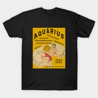 Aquarius positive traits astrological t-shirt T-Shirt